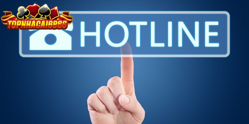 Cách thức liên hệ qua hotline của Topnhacai6868.com